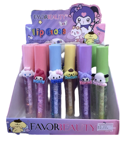 Favor Beauty Sanrio lip gloss