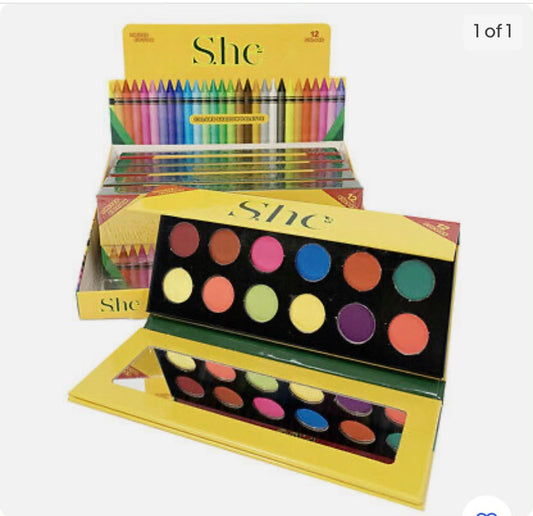 S.he 12 colors shadow palette