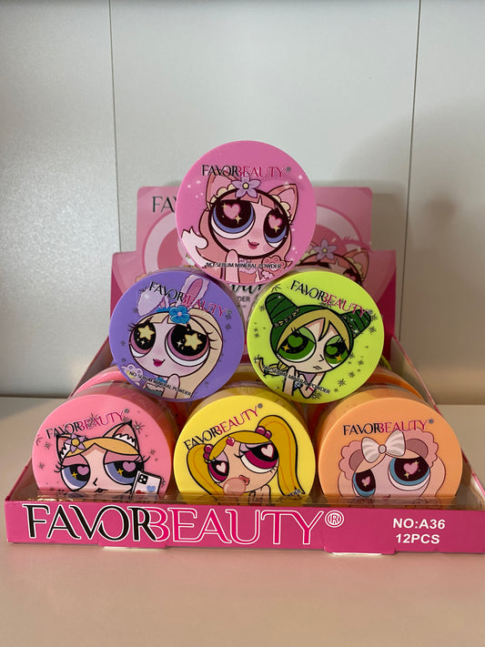 Favor Beauty Power Puff Girls setting powder